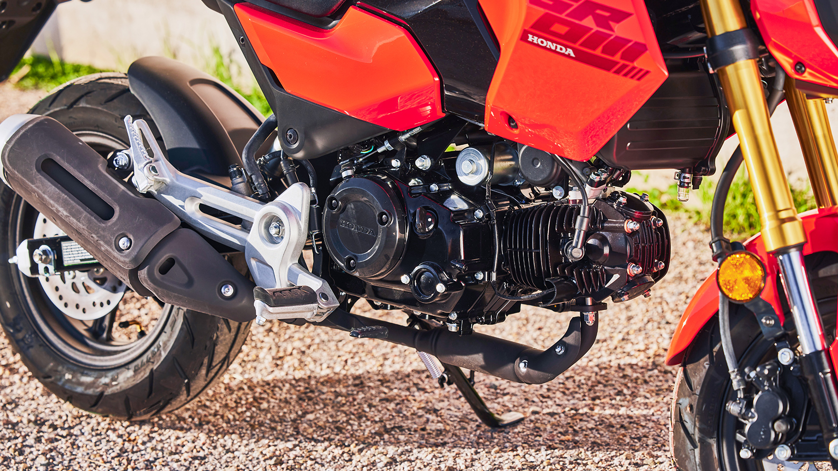 MSX125 Grom – detailný záber na motor